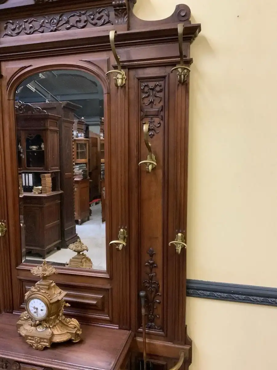 Antike inposante Jugendstil Garderobe - traumhaft schön - Lieferung möglich! 12