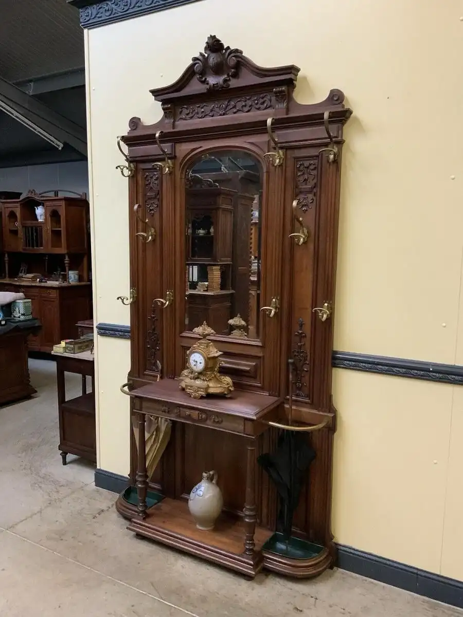 Antike inposante Jugendstil Garderobe - traumhaft schön - Lieferung möglich! 2