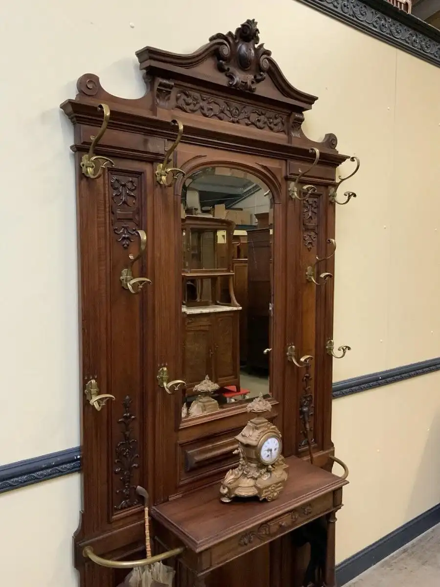 Antike inposante Jugendstil Garderobe - traumhaft schön - Lieferung möglich! 4