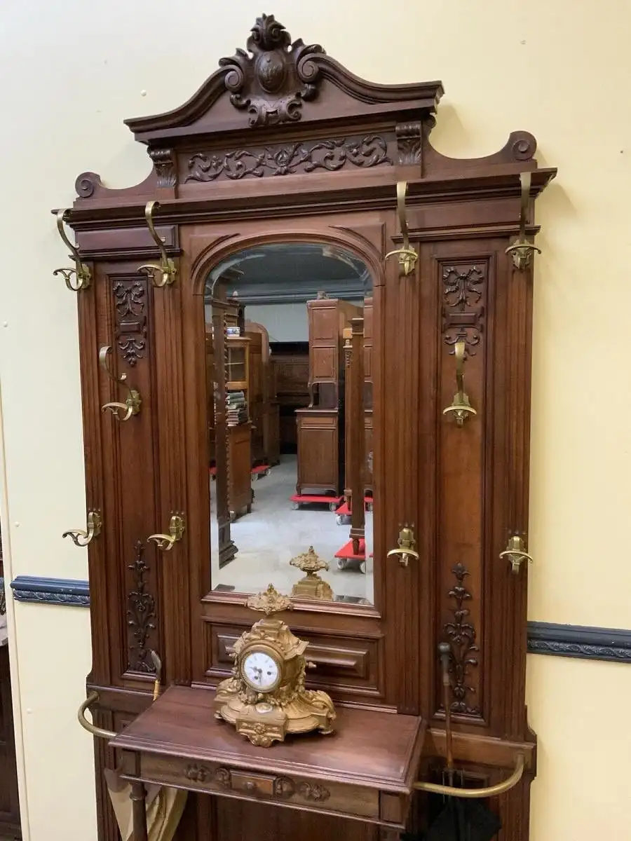 Antike inposante Jugendstil Garderobe - traumhaft schön - Lieferung möglich! 7