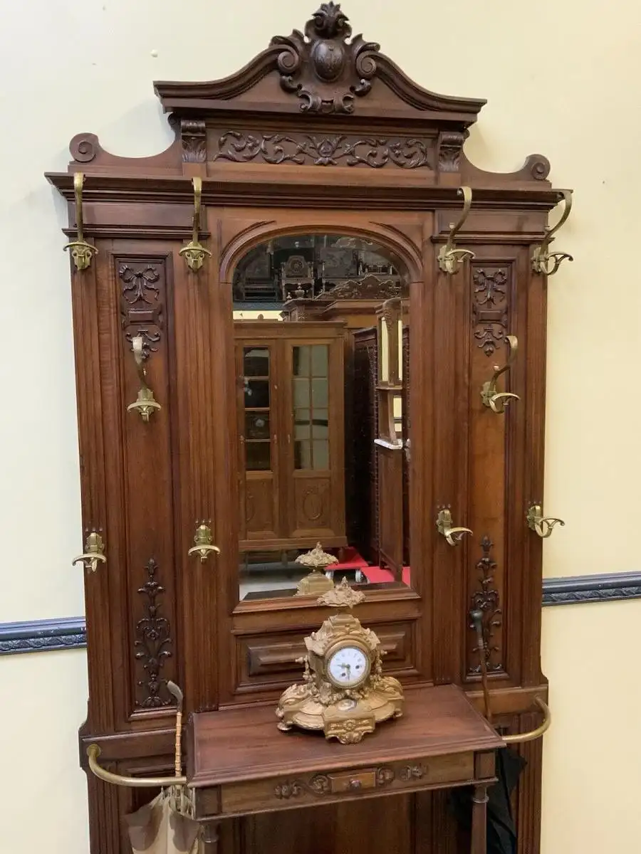 Antike inposante Jugendstil Garderobe - traumhaft schön - Lieferung möglich! 8