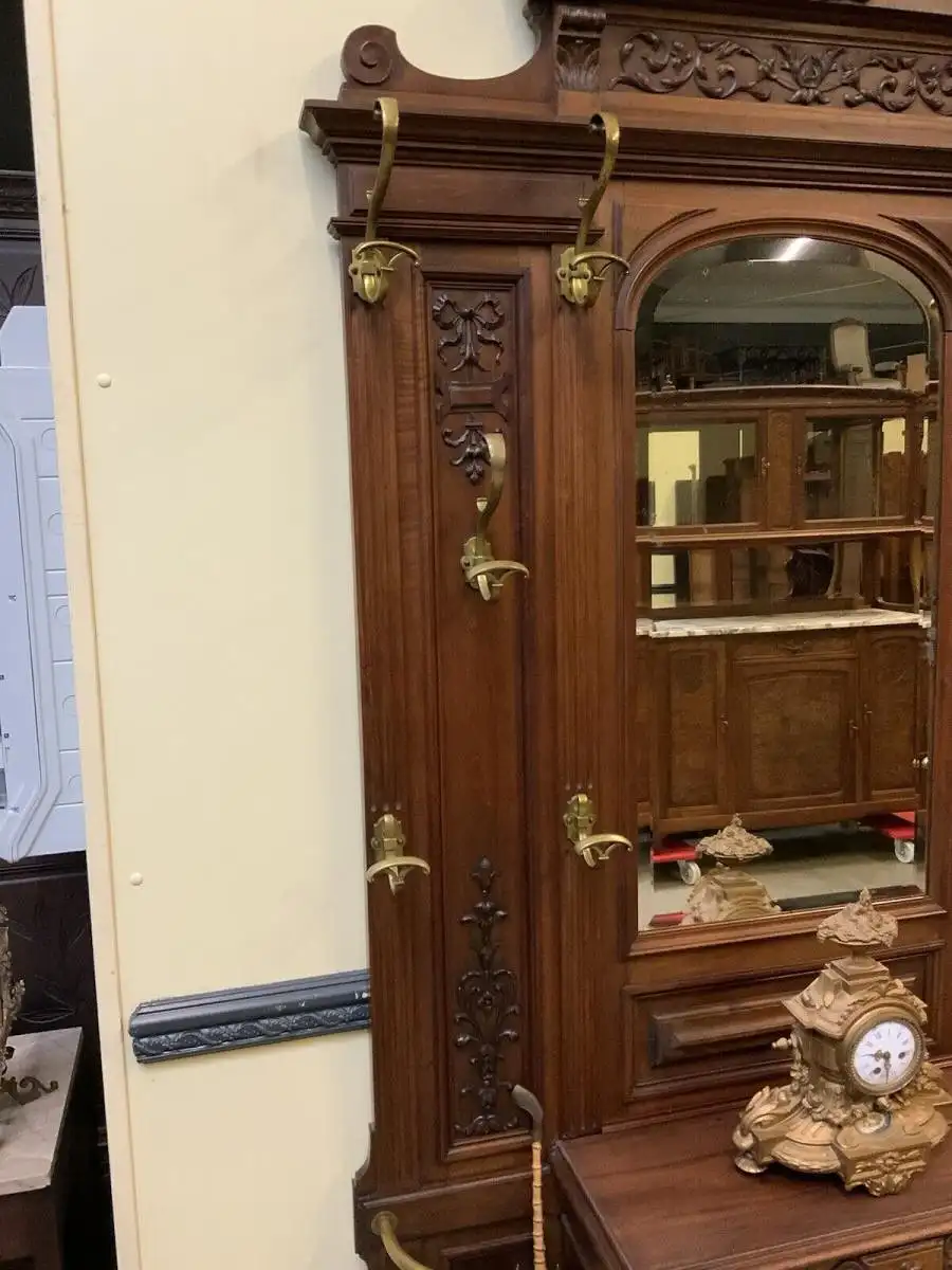 Antike inposante Jugendstil Garderobe - traumhaft schön - Lieferung möglich! 9