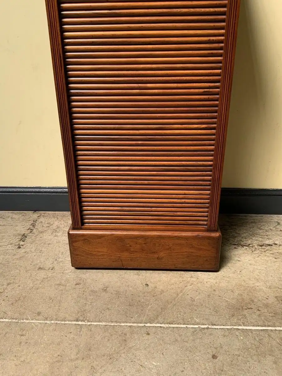 Antiker Jugendstil Rolladen Archiv Schrank, Vertiko - Lieferung möglich! 11