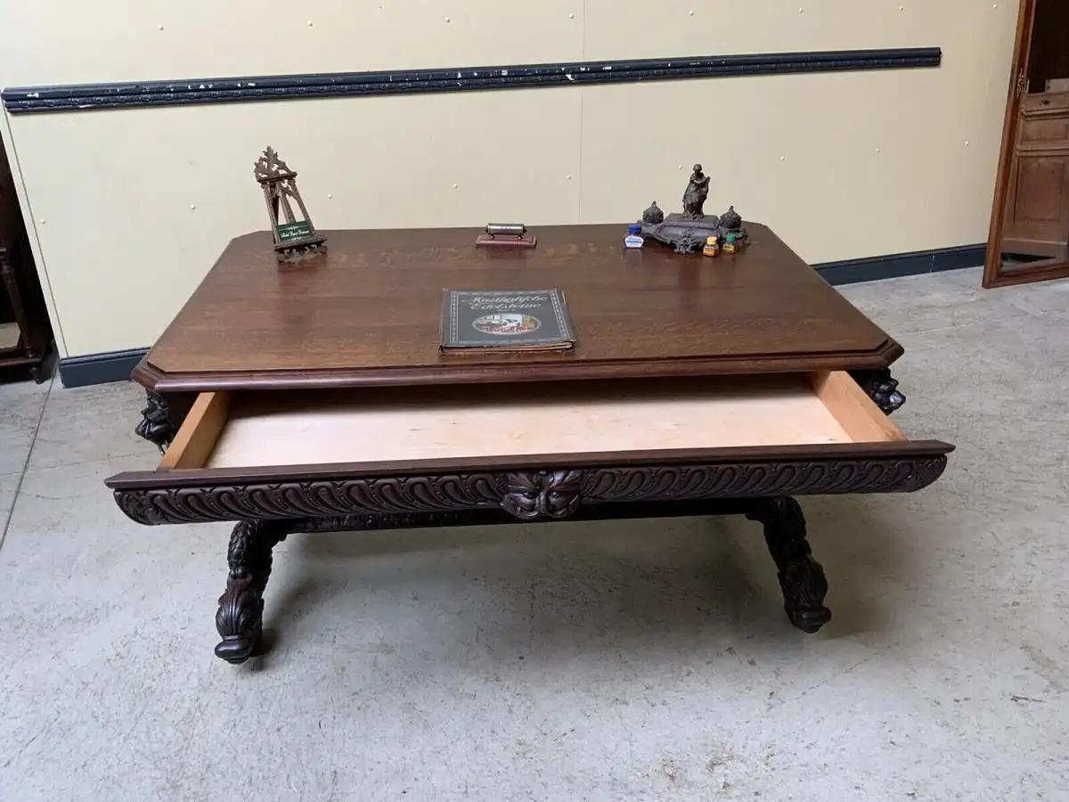 Antiker Gründerzeit Schreibtisch,  - Sensationell - Lieferung möglich! 13