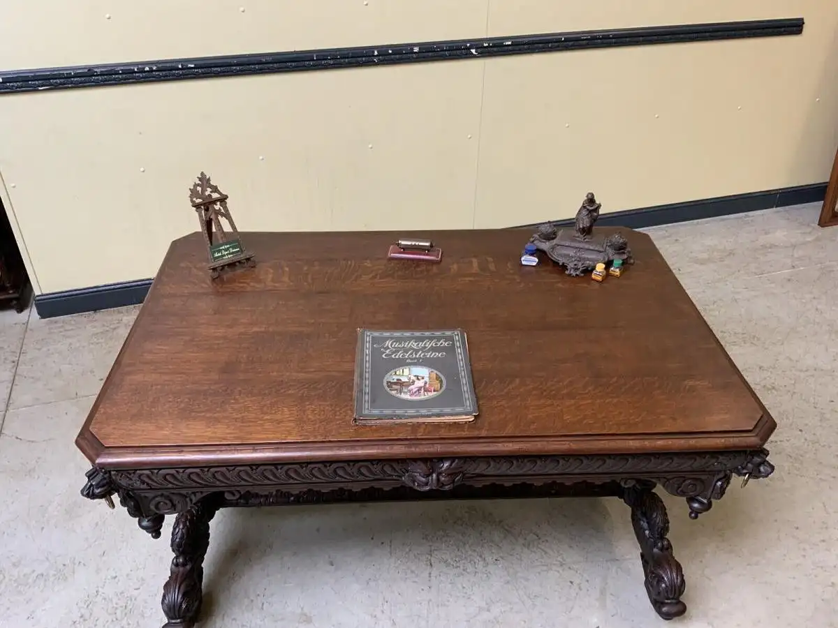 Antiker Gründerzeit Schreibtisch,  - Sensationell - Lieferung möglich! 5