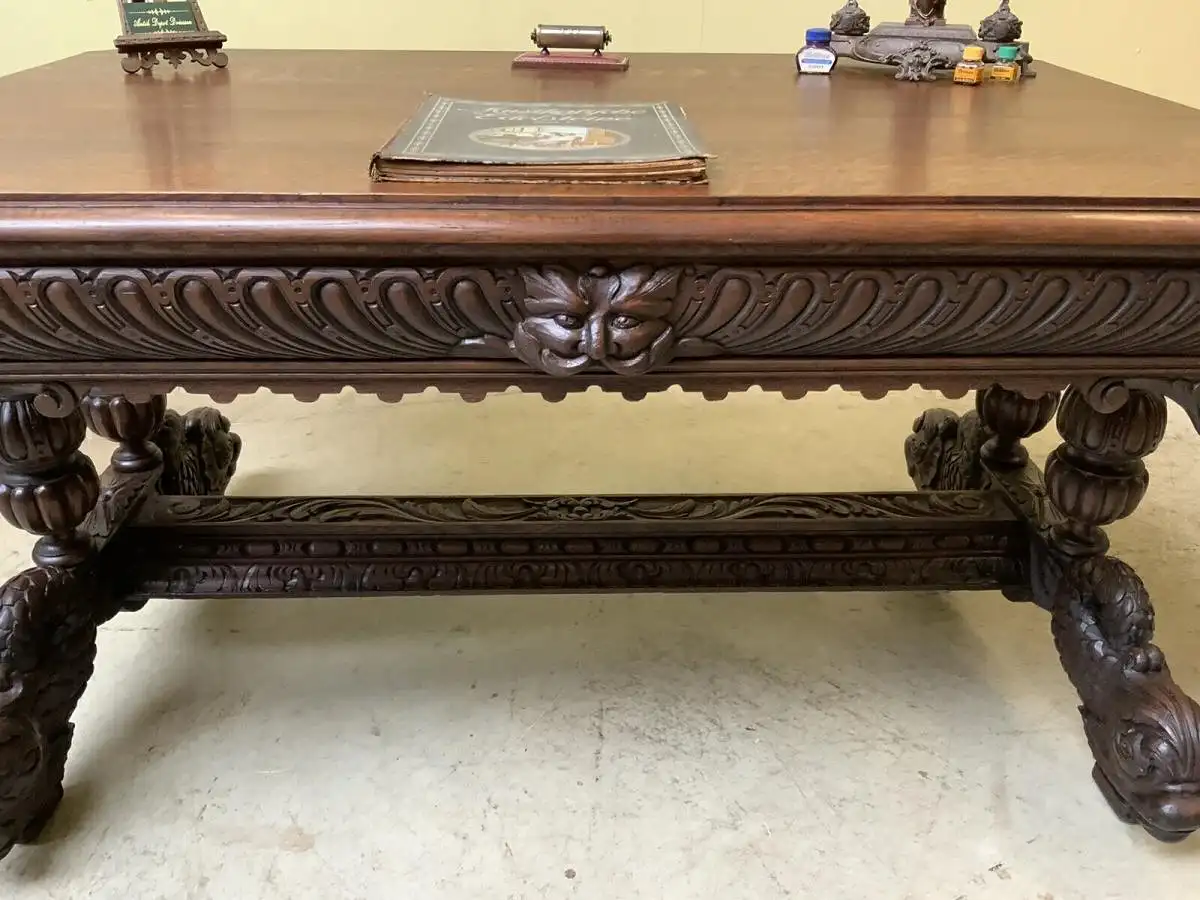 Antiker Gründerzeit Schreibtisch,  - Sensationell - Lieferung möglich! 9