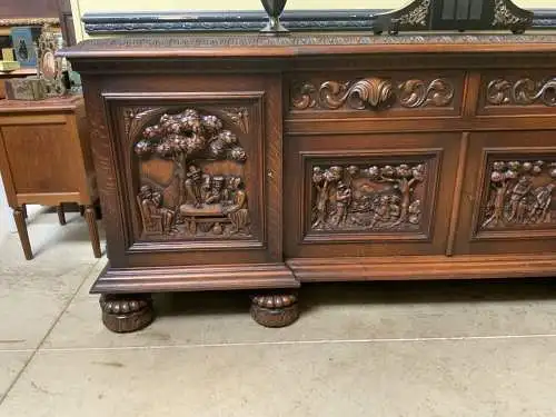 Antike  Anrichte, Buffet, Kredenz, - Neorenaissance - Lieferung möglich!