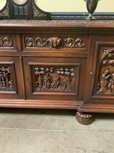 Antike  Anrichte, Buffet, Kredenz, - Neorenaissance - Lieferung möglich!