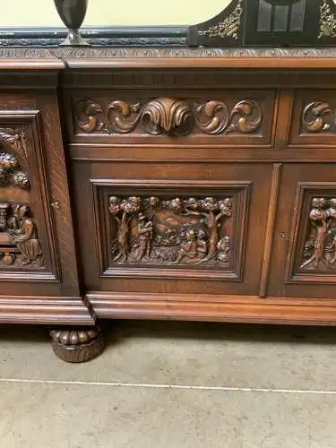 Antike  Anrichte, Buffet, Kredenz, - Neorenaissance - Lieferung möglich!
