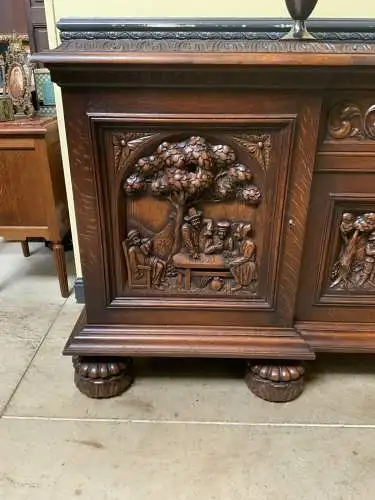 Antike  Anrichte, Buffet, Kredenz, - Neorenaissance - Lieferung möglich!