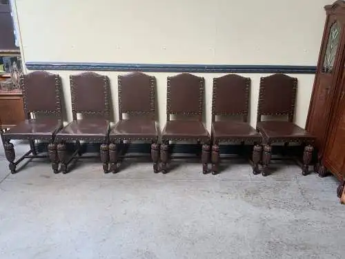 6 antike Kloster Stühle - Historismus - Lieferung möglich!