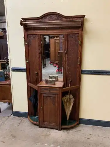 Antike Jugendstil Garderobe - traumhaft schön - Lieferung möglich!