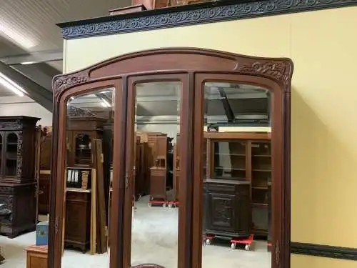 Antik Jugendstil Kleiderschrank, Wäscheschrank- Art Nouveau - Lieferung möglich!