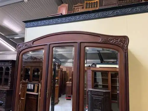 Antik Jugendstil Kleiderschrank, Wäscheschrank- Art Nouveau - Lieferung möglich!
