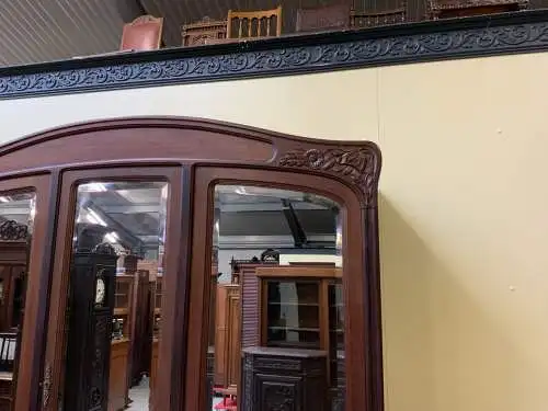 Antik Jugendstil Kleiderschrank, Wäscheschrank- Art Nouveau - Lieferung möglich!
