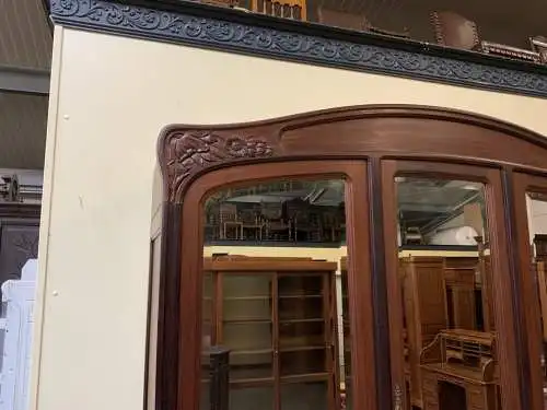 Antik Jugendstil Kleiderschrank, Wäscheschrank- Art Nouveau - Lieferung möglich!
