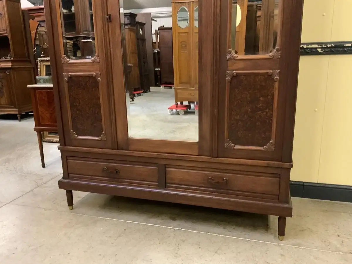 Antiker Art Deco Kleiderschrank - Traumhaft schön  - Lieferung möglich! 8