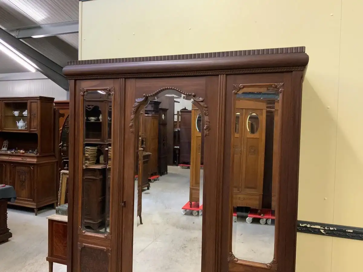 Antiker Art Deco Kleiderschrank - Traumhaft schön  - Lieferung möglich! 9