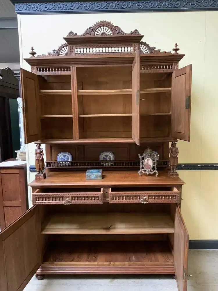 Antikes traumhaftes bretonisches Aufsatz Buffet, Kredenz - Lieferung möglich! 11