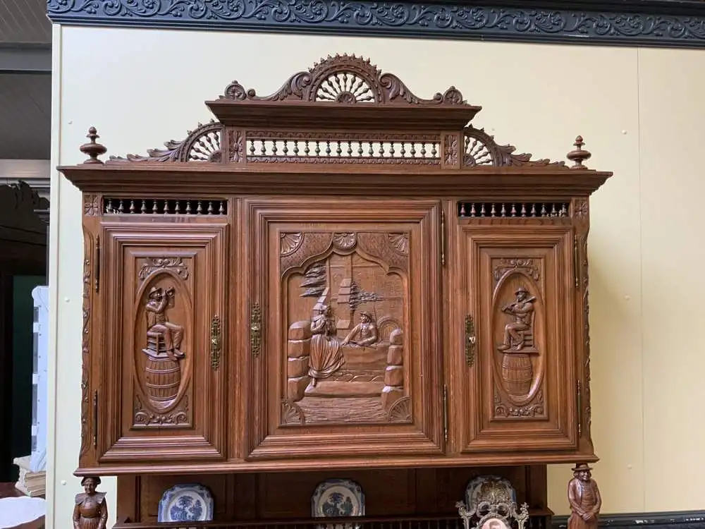 Antikes traumhaftes bretonisches Aufsatz Buffet, Kredenz - Lieferung möglich! 8