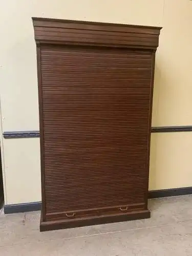 Antik - Rollladen Archiv Schrank, Bücherschrank -Jugendstil - Lieferung möglich!