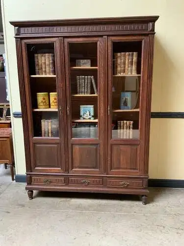 Antiker Jugendstil Bücherschrank, Vitrine  - Traumhaft  - Lieferung möglich!
