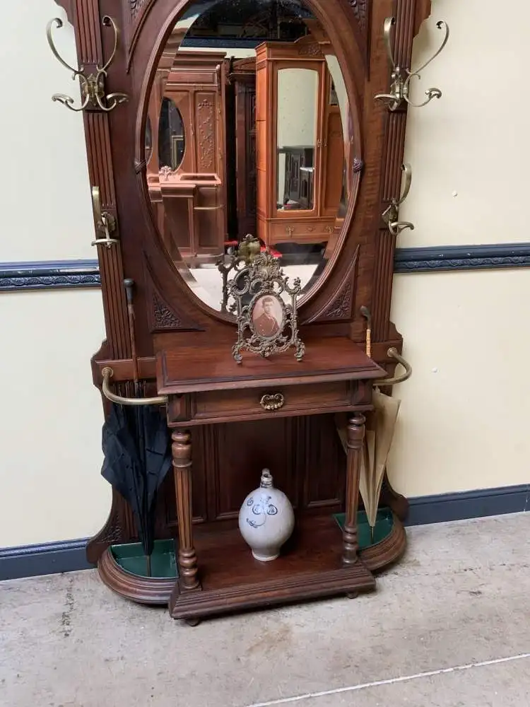Antik - Garderobe, Kleiderständer - Jugendstil - Lieferung möglich! 19