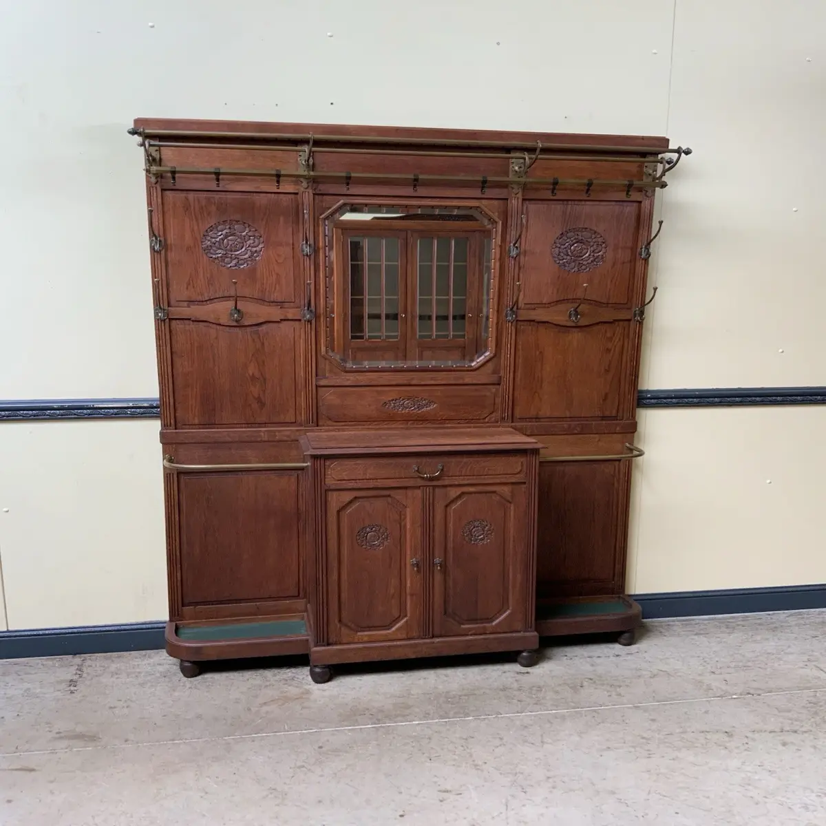 Antike imposante Jugendstil Garderobe - Traumhaft - Lieferung möglich!