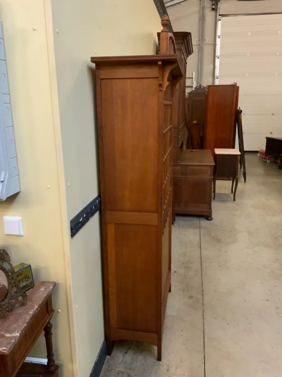 Antik - Bücherregal, Bücherschrank, Vitrine  - Jugendstil - Lieferung möglich! 6