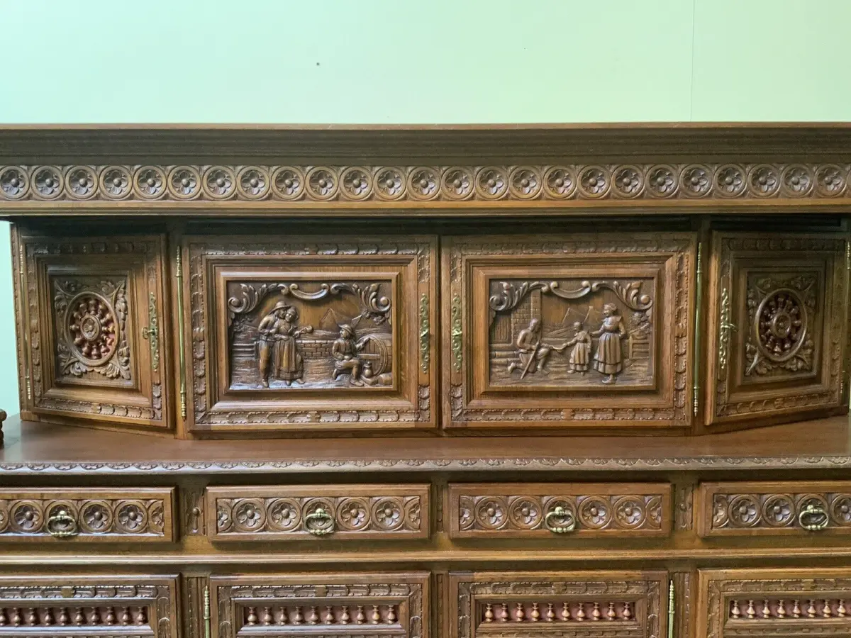 Antikes monumentales bretonisches Aufsatz Buffet, Kredenz - Lieferung möglich! 10