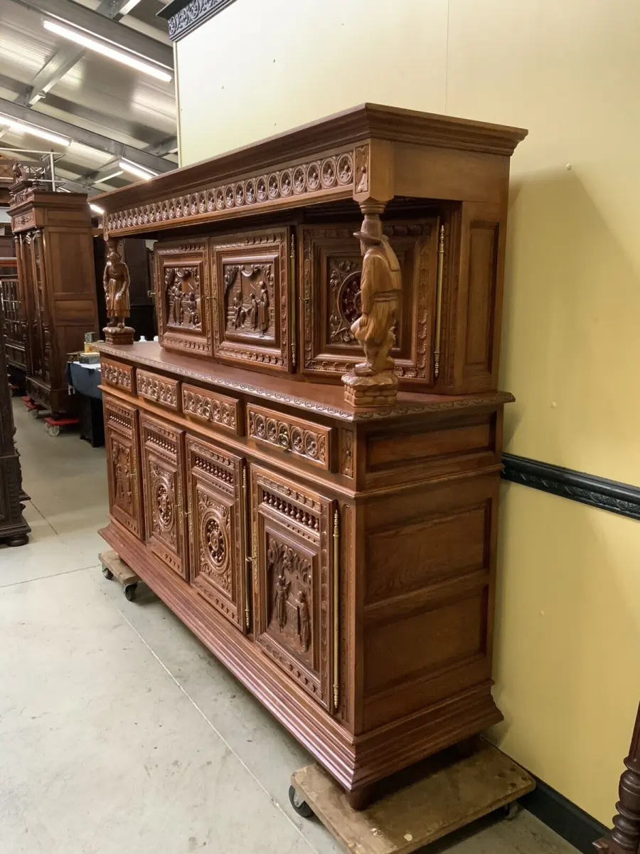 Antikes monumentales bretonisches Aufsatz Buffet, Kredenz - Lieferung möglich! 4