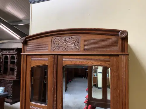 Antik - Kleiderschrank, Wäscheschrank - Jugendstil -  Lieferung möglich!