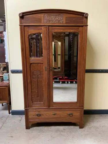 Antik - Kleiderschrank, Wäscheschrank - Jugendstil -  Lieferung möglich!