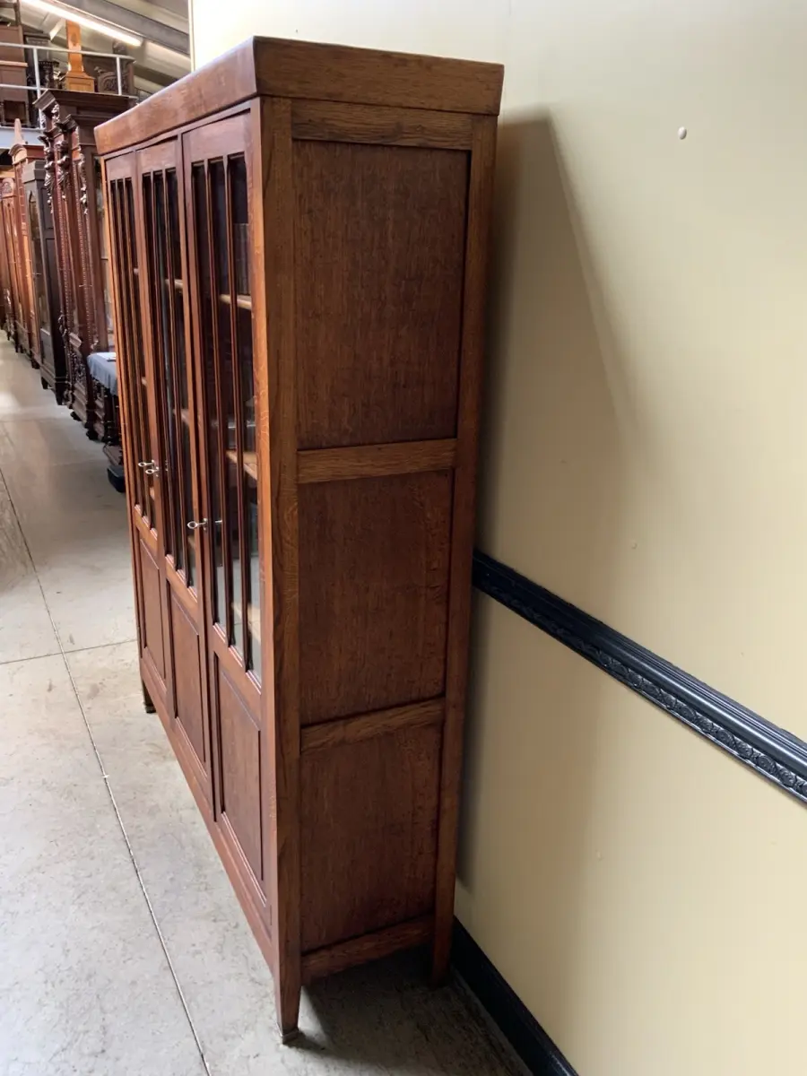 Antiker Jugendstil Bücherschrank, Vitrine  - Traumhaft  - Lieferung möglich! 4