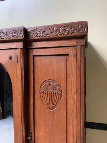 Antik - breiter Wäscheschrank, Kleiderschrank - Art Deco -  Lieferung möglich!