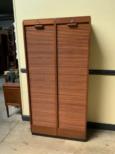 Antik - Rollladen Archivschrank, Aktenschrank - Art Deco  - Lieferung möglich!