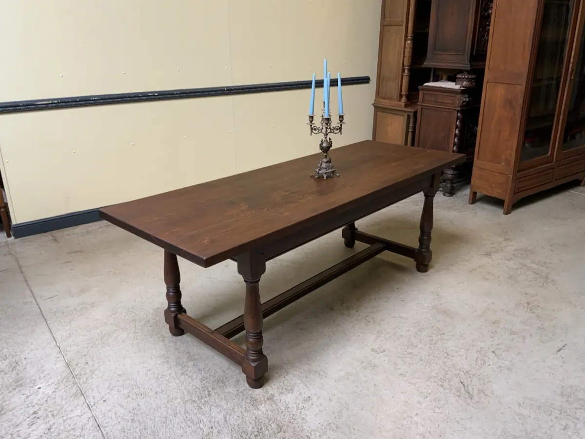 Antiker imposanter Kloster Tisch, Bauerntisch, Tafel, 220 cm -Lieferung möglich!