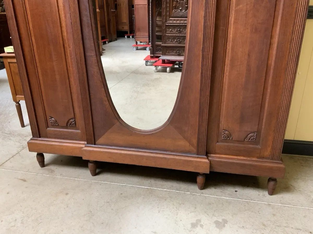 Antik - breiter Wäscheschrank, Kleiderschrank - Art Deco -  Lieferung möglich! 7