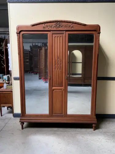 Antik - Kleiderschrank, Wäscheschrank - Jugendstil -  Lieferung möglich!