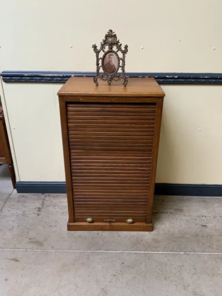 Antik - Archiv Schrank, Vertiko, Rolllade -  Jugendstil - Lieferung möglich! 0
