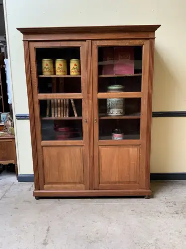 Antiker Jugendstil Bücherschrank, Vitrine, Traumhaft - Lieferung möglich!
