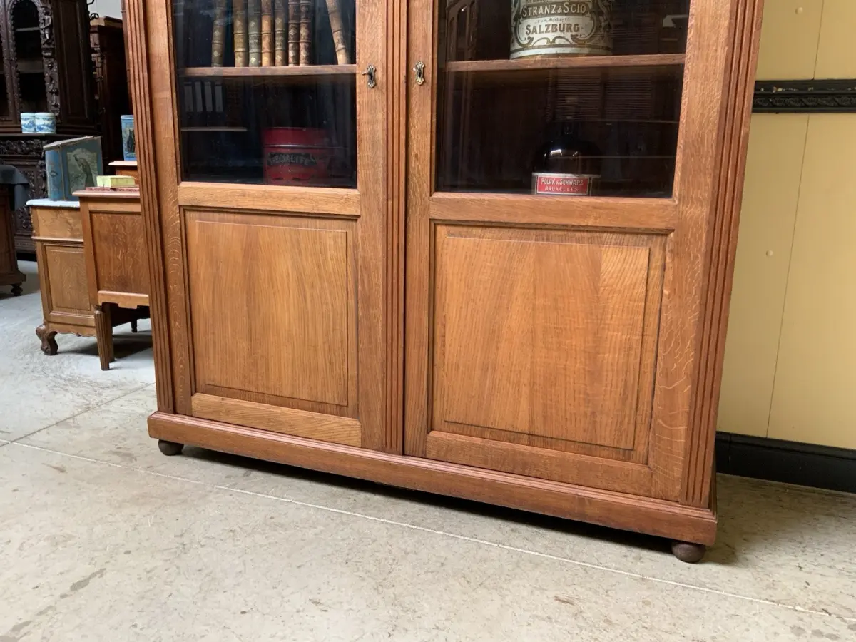 Antiker Jugendstil Bücherschrank, Vitrine, Traumhaft - Lieferung möglich! 12