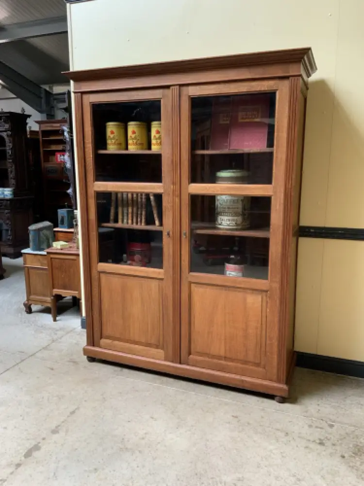 Antiker Jugendstil Bücherschrank, Vitrine, Traumhaft - Lieferung möglich! 2