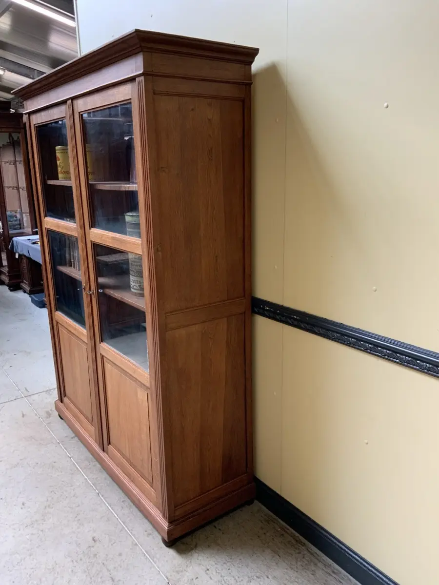Antiker Jugendstil Bücherschrank, Vitrine, Traumhaft - Lieferung möglich! 5