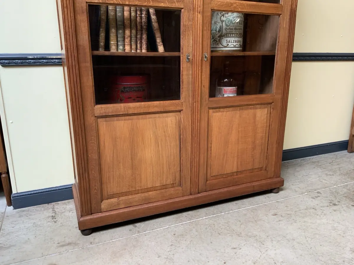 Antiker Jugendstil Bücherschrank, Vitrine, Traumhaft - Lieferung möglich! 8