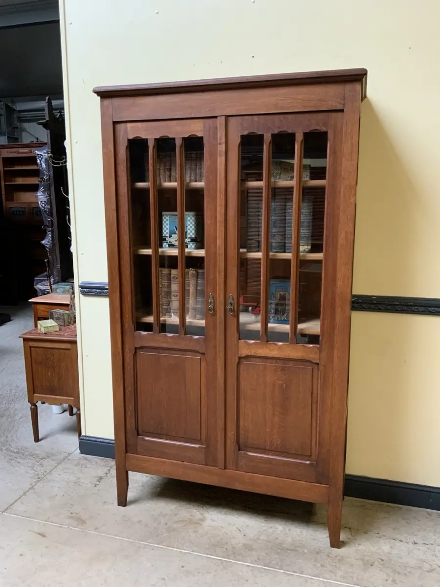 Antiker Jugendstil Bücherschrank, Vitrine, Traumhaft - Lieferung möglich!