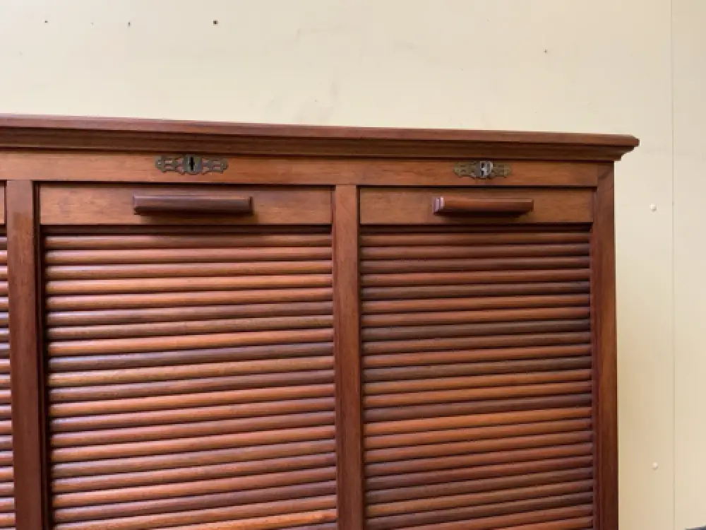 Antik - Rollladen Archiv Schrank, Bücherschrank -Jugendstil - Lieferung möglich! 10