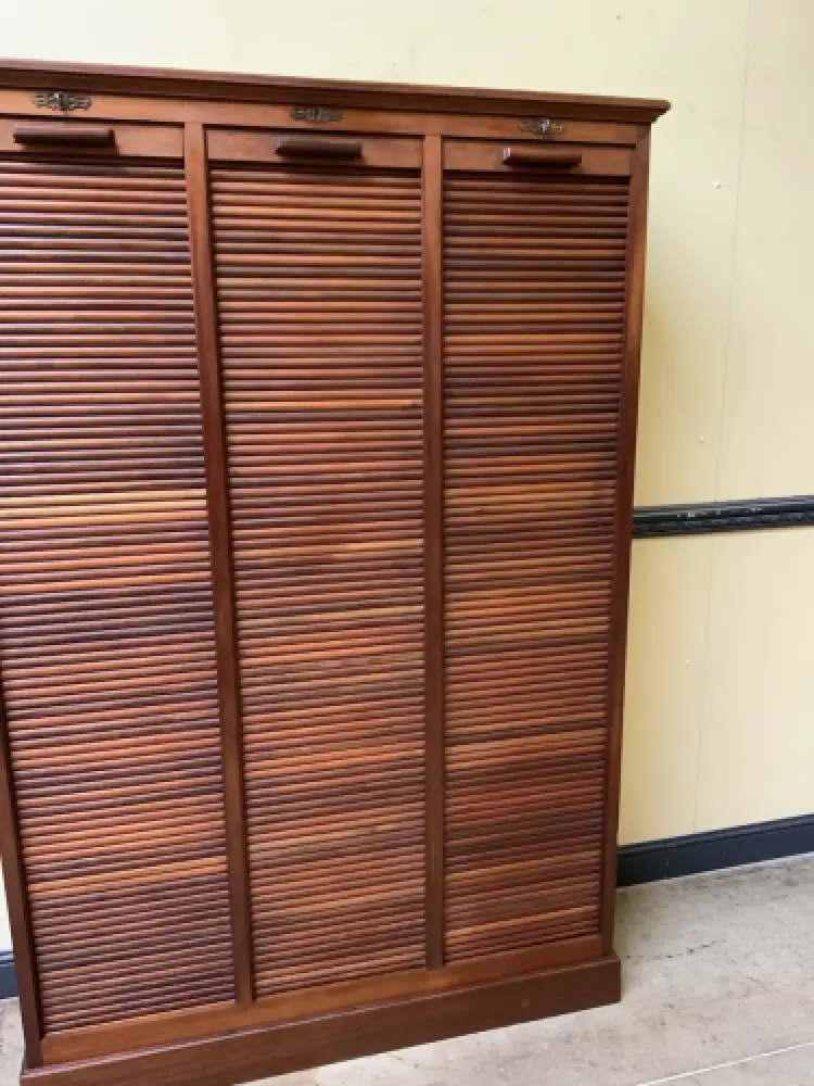 Antik - Rollladen Archiv Schrank, Bücherschrank -Jugendstil - Lieferung möglich! 13