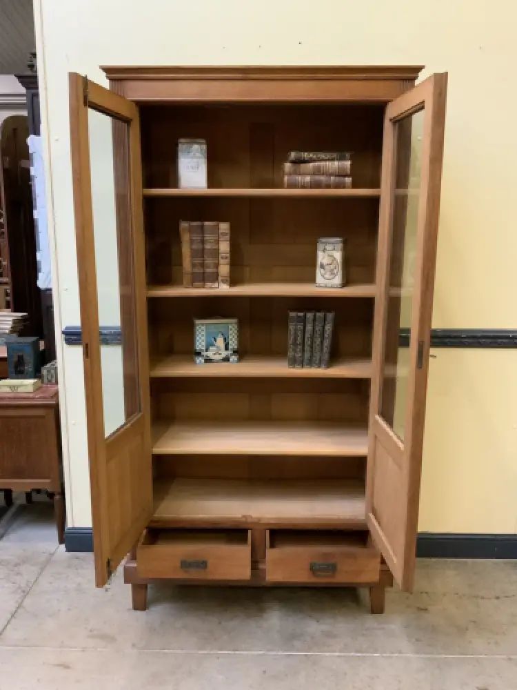 Antiker Jugendstil Bücherschrank, Vitrine, Traumhaft - Lieferung möglich! 10