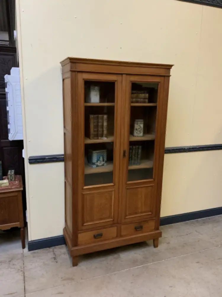 Antiker Jugendstil Bücherschrank, Vitrine, Traumhaft - Lieferung möglich! 5